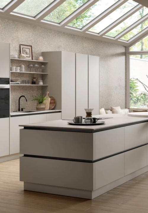 Handleless kitchen designs Derby