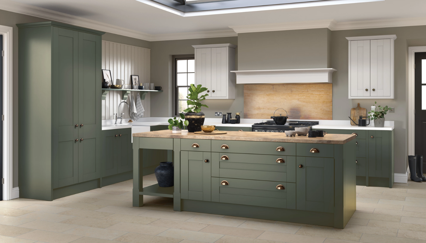 Nouveau Painted Shaker Kitchen Design
