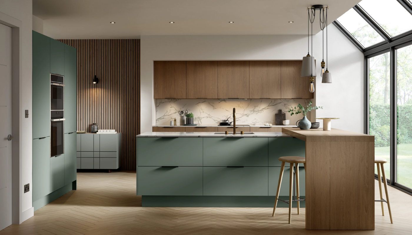 Pure Jade Modern Kitchen Design