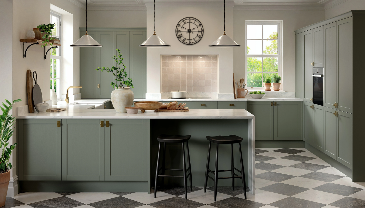 Sovereign Jade Shaker Kitchen Design